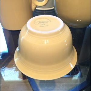 Fiesta Ware Retired Pale Yellow Bouillon Prep Cup/Bowl. New never used. 1st
